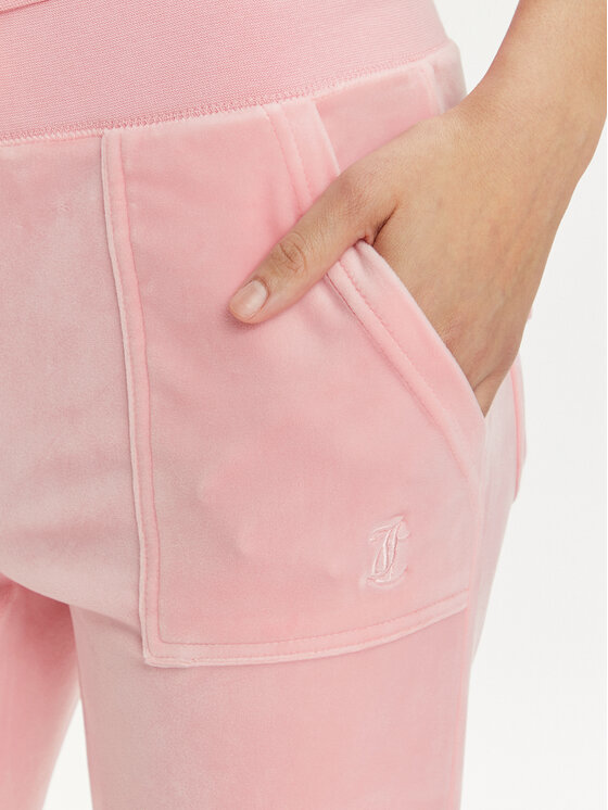 Juicy Couture Juicy Couture Teplákové kalhoty Del Ray JCAP180 Růžová Regular Fit