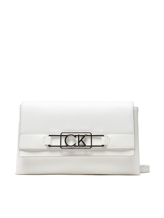 Borsetta Clutch W/Flap K60K608188 Bianco