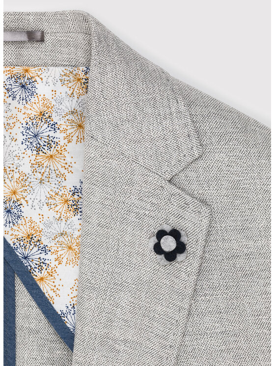 Pako Lorente Pako Lorente Marynarka P23SF-3X-018 Szary Slim Fit