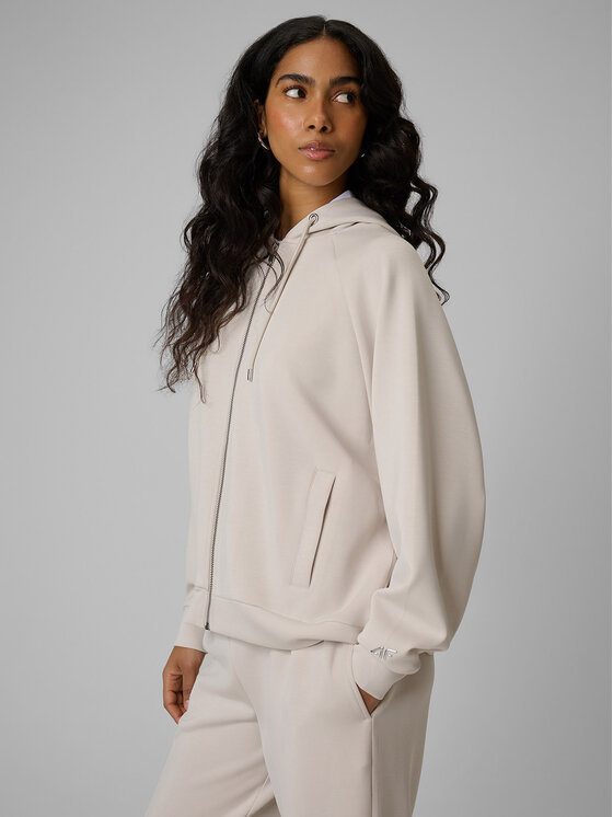 4F 4F Bluza ESSENTIAL 4 Biały Loose Fit