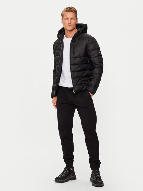 BOSS Boss Sporta bikses 50528825 Melns Regular Fit