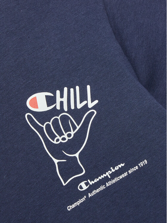 Champion Champion Футболка 306373 Cиній Regular Fit