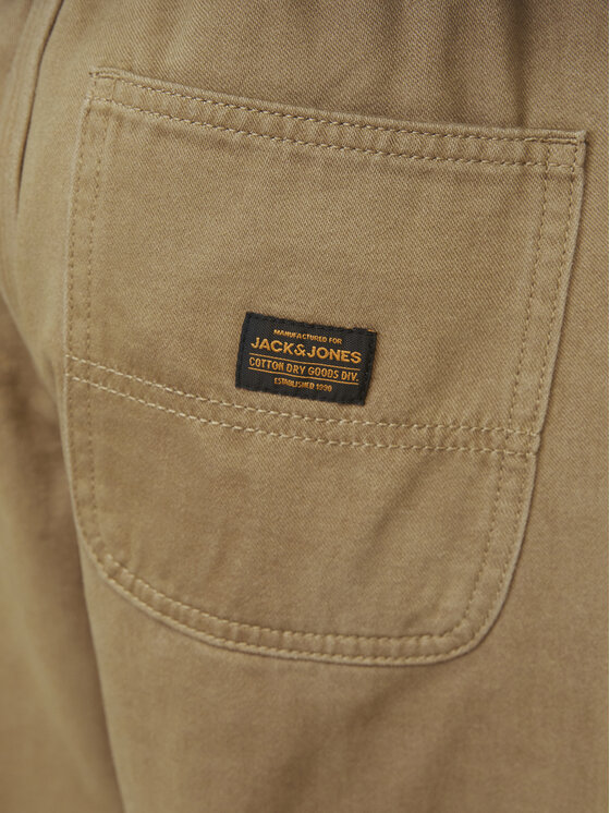 Jack & Jones Junior Jack & Jones Junior Spodnie materiałowe Alex 12262926 Brązowy Loose Fit