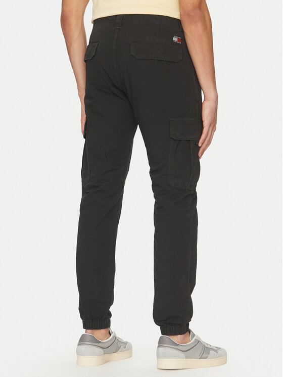 Tommy Jeans Tommy Jeans Joggers kalhoty Ryan DM0DM20284 Černá Regular Fit