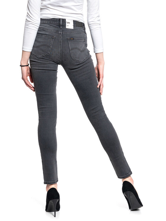 Lee Lee Jeansy ELLY Czarny Slim Fit