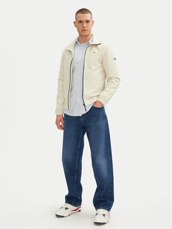 Tommy Jeans Tommy Jeans Kurtka przejściowa Essential Casual DM0DM15382 Beżowy Regular Fit