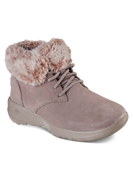 Skechers Skechers Trzewiki On-The-Go Joy Plush Dreams 144042/DKTP Brązowy