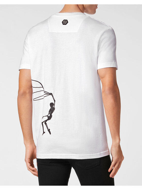 PHILIPP PLEIN PHILIPP PLEIN T-Shirt 15295 Bílá Regular Fit