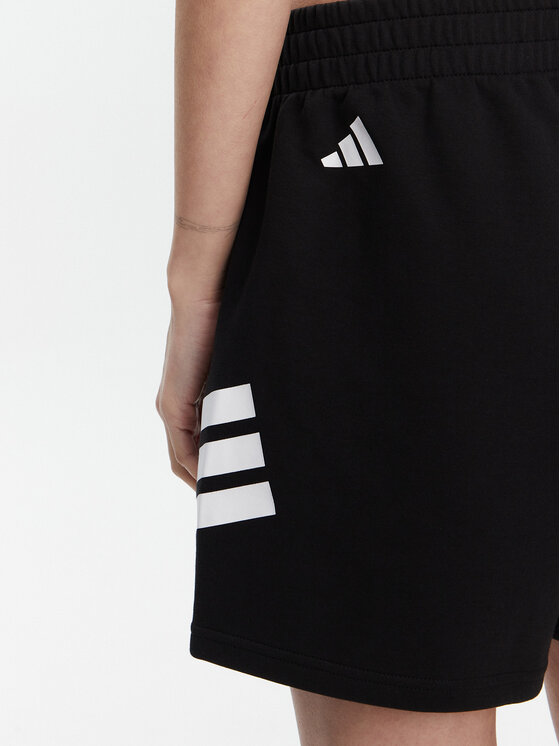 adidas adidas Sportske kratke hlače Future Icons 3-Stripes JC5443 Crna Loose Fit