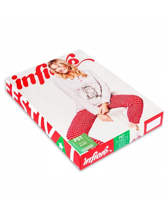 Infiore Infiore Piżama FST0601 Kolorowy Comfortable Fit