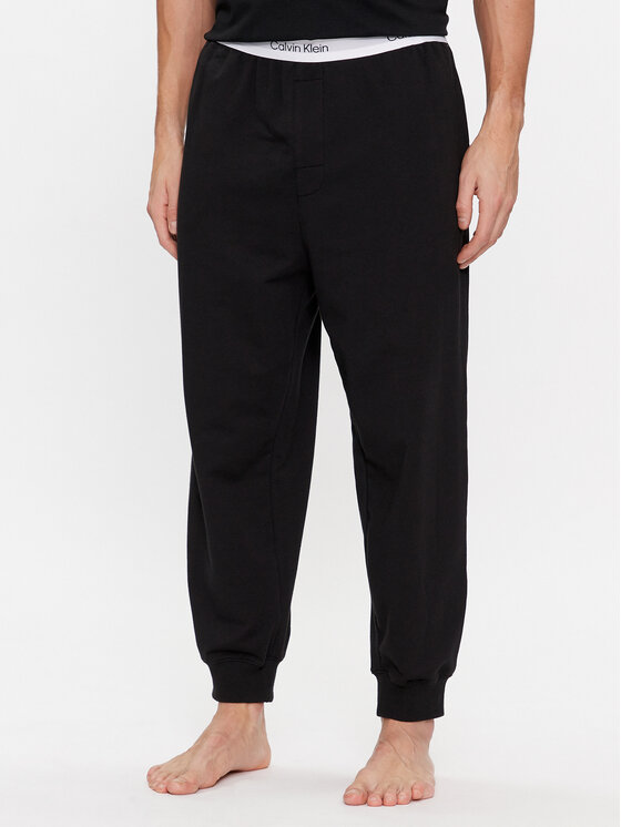 Calvin Klein Underwear Pyžamové nohavice 000NM2302E Čierna Regular Fit