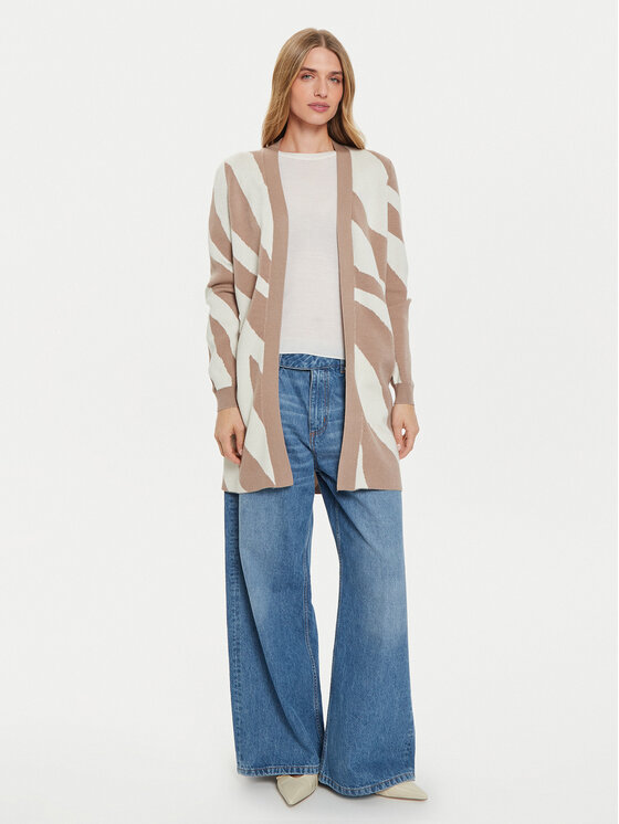 Vero Moda Vero Moda Kardiganas Nancy 10310777 Smėlio Loose Fit