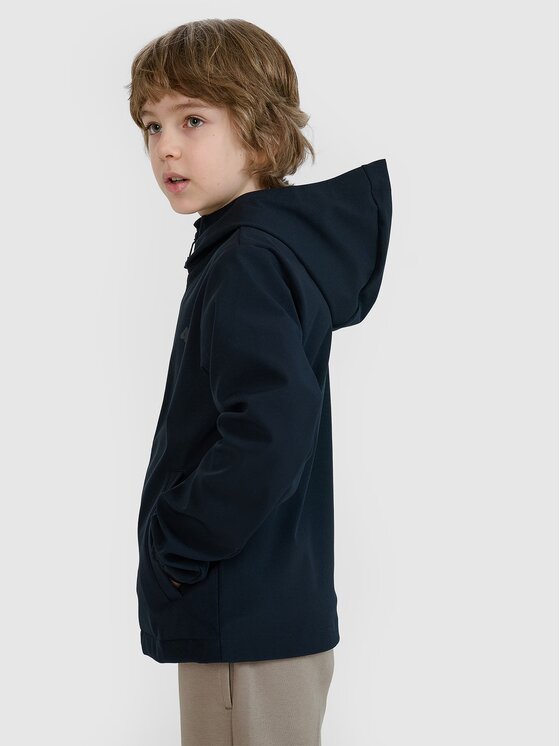 4F 4F Kurtka softshell 4FJWspring_summer_2025TSOFM306 Czarny Regular Fit