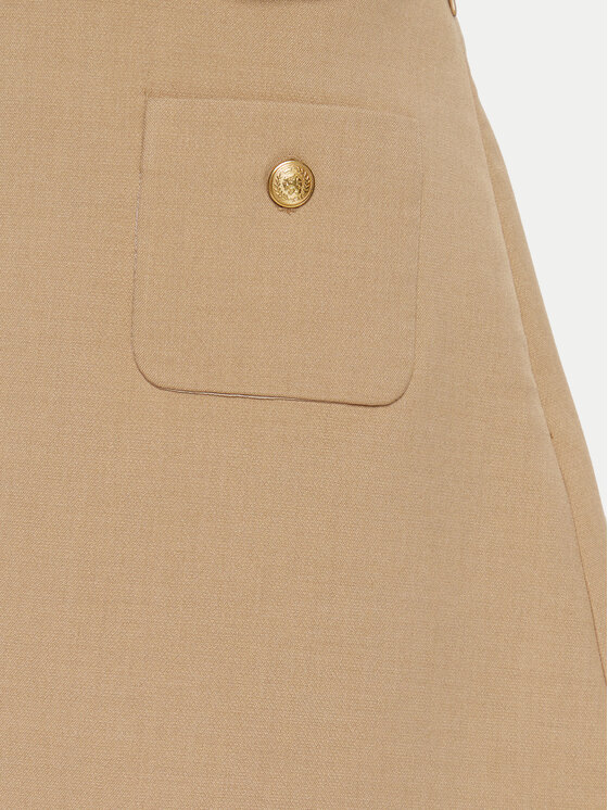 Tommy Hilfiger Tommy Hilfiger Minirock WW0WW44994 Beige Regular Fit