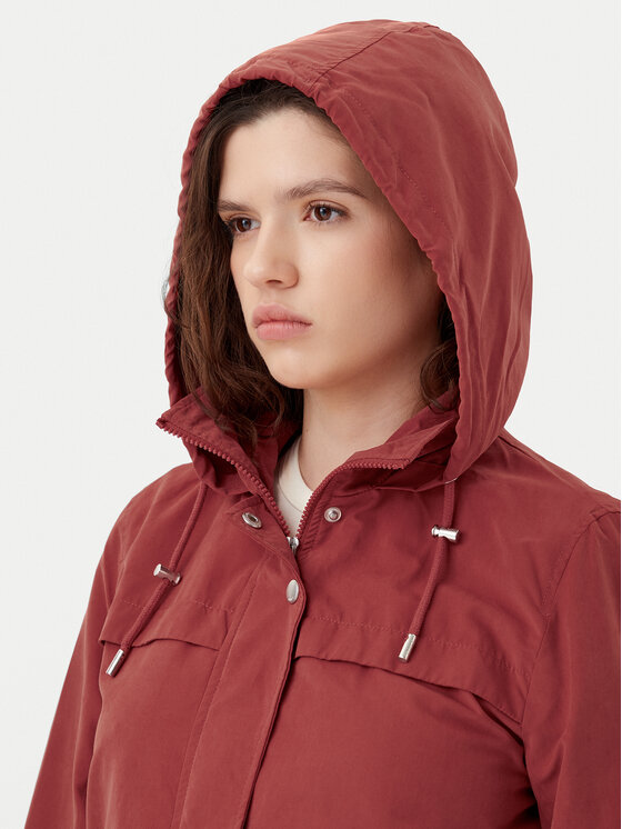 ONLY ONLY Parka New Starline 15218612 Czerwony Regular Fit