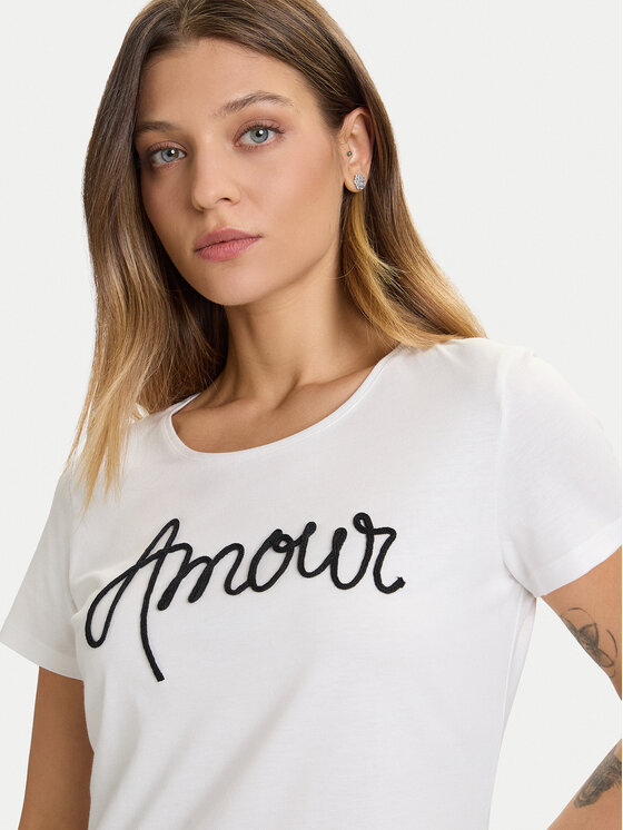 Morgan Morgan Тишърт 252-DMIO Бял Slim Fit