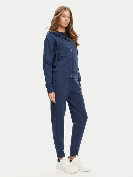 Guess Guess Bluza W5YQ05 KBYE2 Granatowy Regular Fit