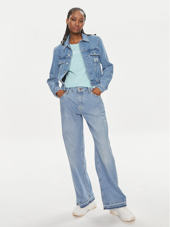 Pepe Jeans Pepe Jeans Blugi PL204694 Albastru Loose Fit