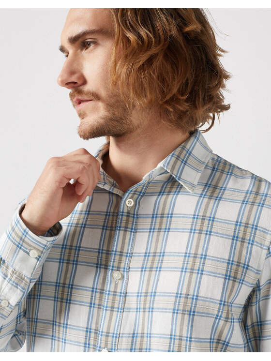 Wrangler Wrangler Koszula LS 1 PKT SHIRT Kolorowy Regular Fit