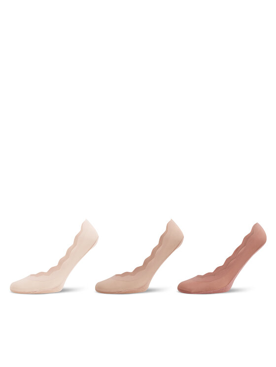 Jenny Fairy Jenny Fairy 3er-Set Damen Sneakersocken 4WB-009-SS24 Rosa