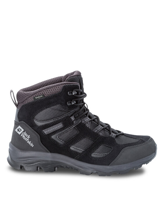 jack wolfskin chaussures de trekking vojo 3 texapore mid m 4042462 noir
