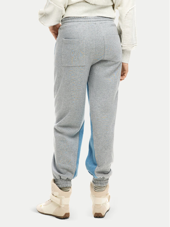 Desigual Desigual Donji dio trenerke Sportti 26SWDD42 Siva Relaxed Fit