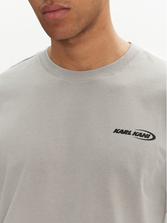 Karl Kani Karl Kani T-shirt Resist Love 60300348 Siva Relaxed Fit
