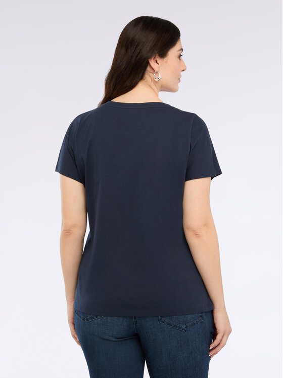 Fiorella Rubino Fiorella Rubino T-shirt G00CL008720N034 Blu Regular Fit