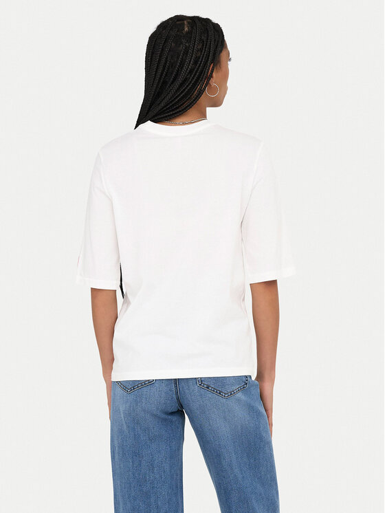 ONLY ONLY Тишърт Phoebe 15351369 Бял Regular Fit