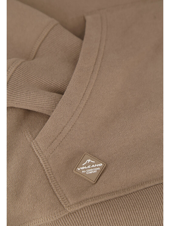 Volcano Volcano Bluza B-STAR Beżowy Regular Fit