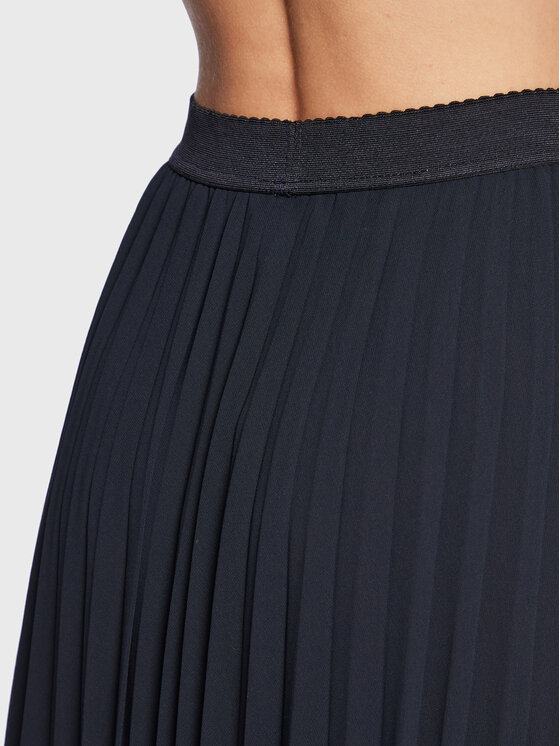 NAF NAF NAF NAF Gonna plissettata Plissee THNJ21 Blu scuro Regular Fit