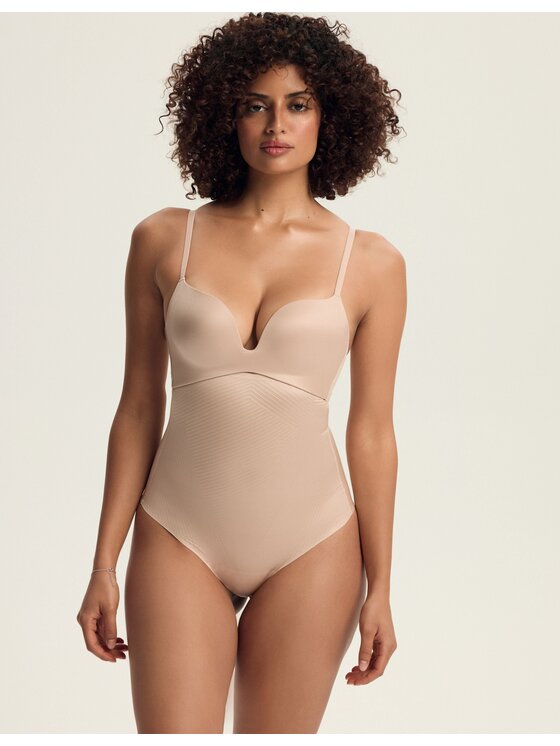 Esotiq Esotiq Biustonosz push-up 43915 Beżowy