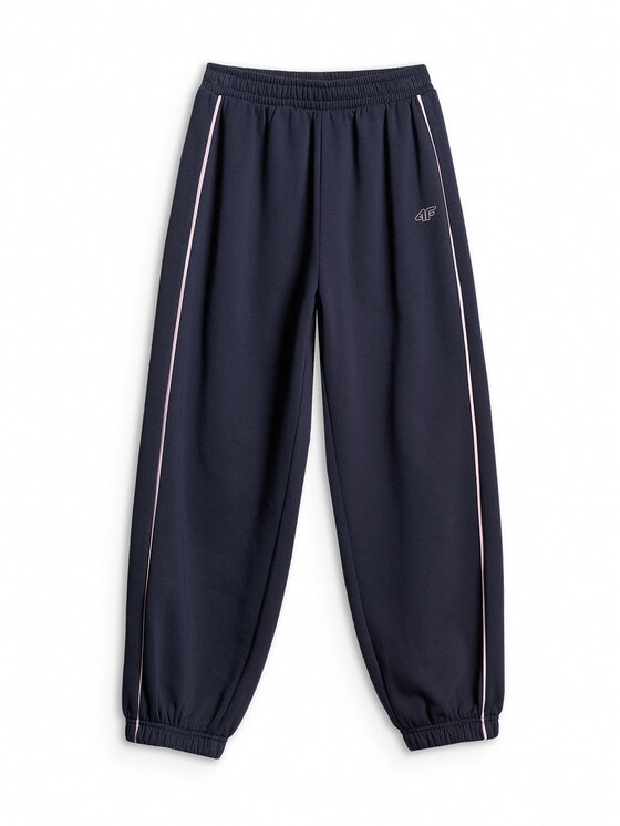 4F 4F Spodnie dresowe BOW MOTION Granatowy Loose Fit