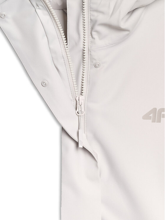 4F 4F Parka MIDSHOP TEXTILE Szary jasny Regular Fit