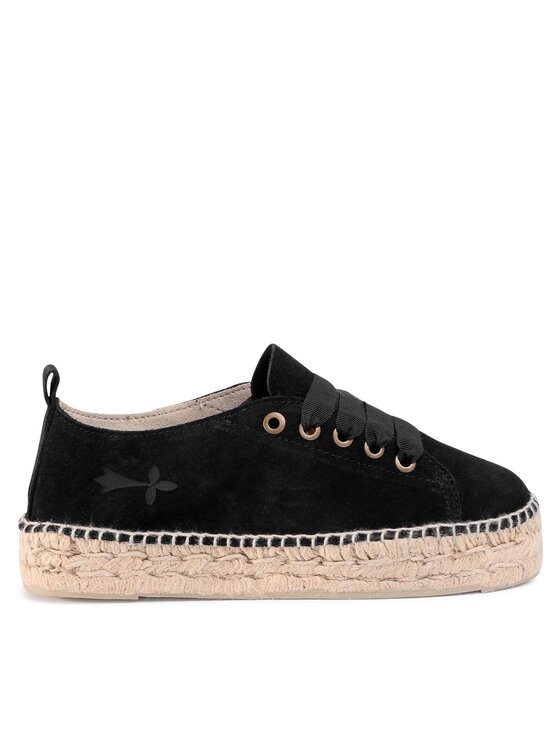 Manebi Espadrile Sneakers D K 1.0 E0 Crna