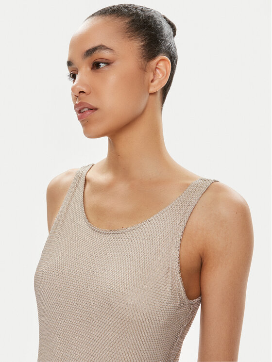Rinascimento Rinascimento Повсякденна сукня CFC0118504003 Бежевий Regular Fit