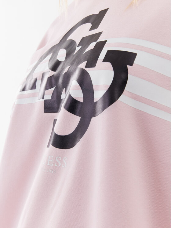 Guess Guess Суитшърт V3YQ17 KBV71 Розов Regular Fit