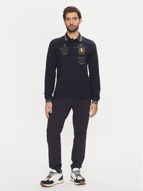 Aeronautica Militare Aeronautica Militare Polo 242PO1828P310 Tamnoplava Regular Fit