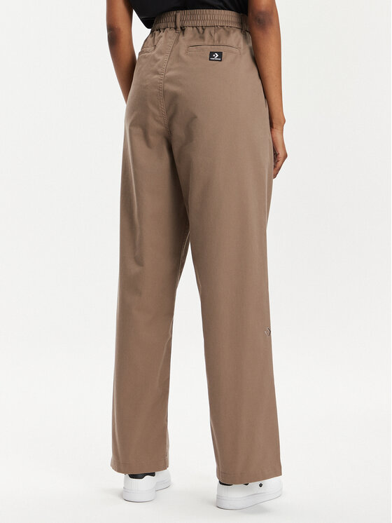 Converse Converse Riidest püksid 10026054-A02 Beež Wide Leg