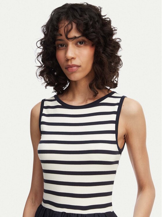 Gant Gant Лятна рокля 4503509 Тъмносин A-Line Fit