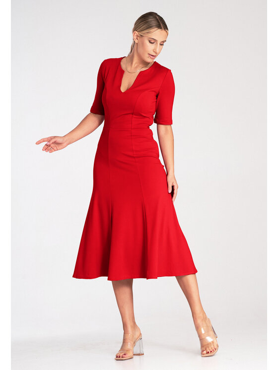 FIGL FIGL Abito da cocktail M1033 Rosso Regular Fit