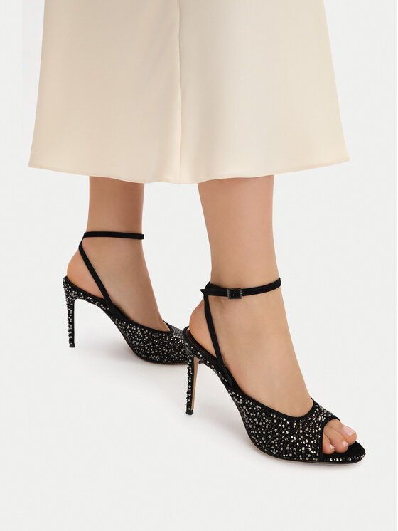 Eva Minge Eva Minge Σανδάλια EO-ZOYA-LT1985-1 Μαύρο