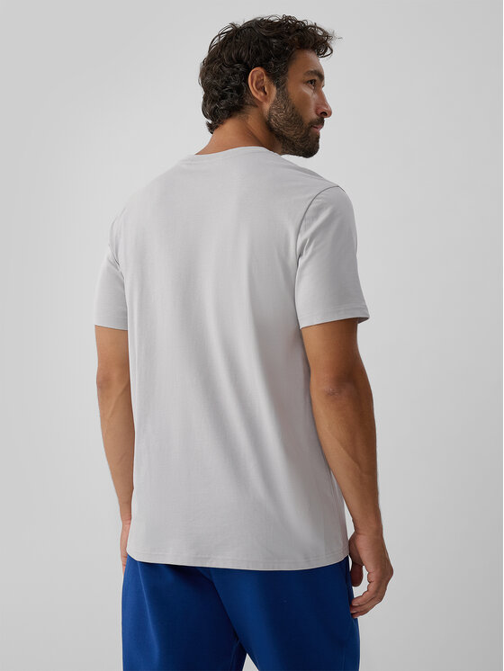 4F 4F T-Shirt COMMERCIAL Szary jasny Regular Fit
