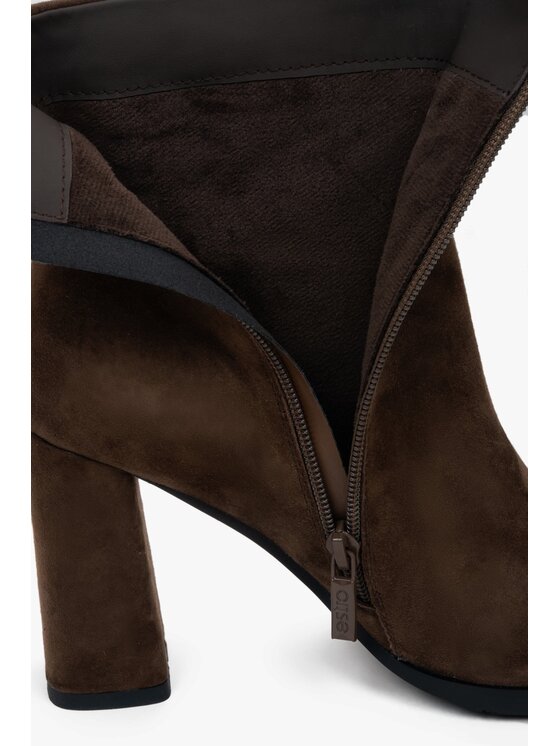 Estro Estro Μποτάκια ER00118795 Καφέ