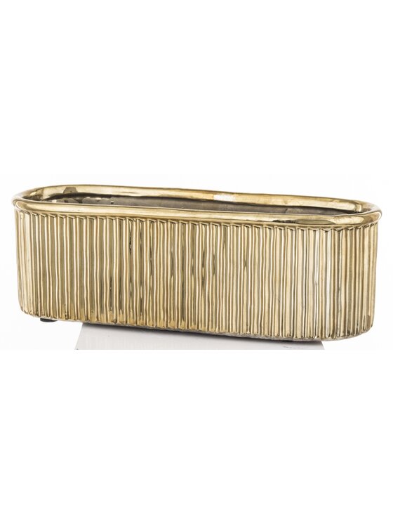 MIAhome MIAhome Kwietnik osłonka 9,5x28,5x9,5 cm złota Złoty
