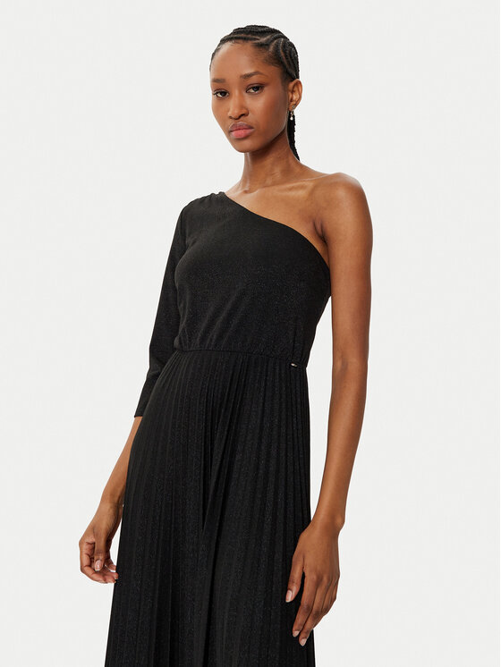 Rinascimento Rinascimento Rochie cocktail CFC0121689003 Negru Regular Fit