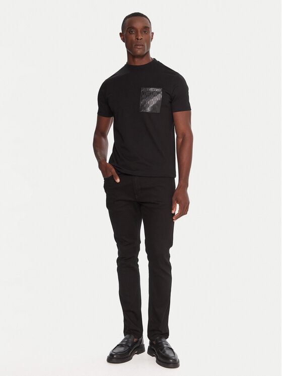 KARL LAGERFELD KARL LAGERFELD T-shirt 755047 554225 Crna Regular Fit