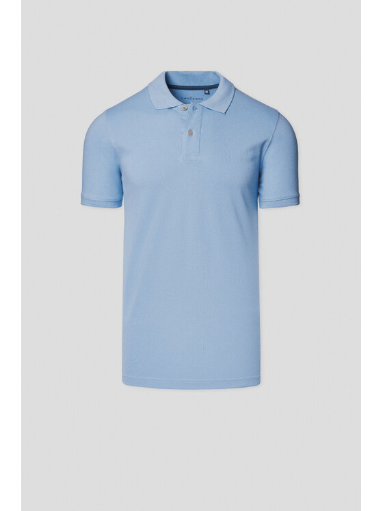 Lancerto Lancerto Polo Cassian PO073125000002 Niebieski Regular Fit