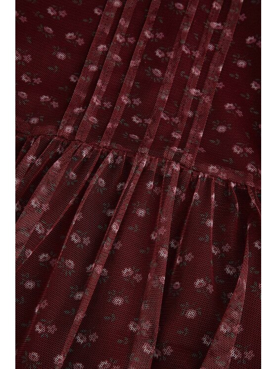 Coccodrillo Coccodrillo Elegantní šaty ZC6128101FGJ-017 Bordó Regular Fit