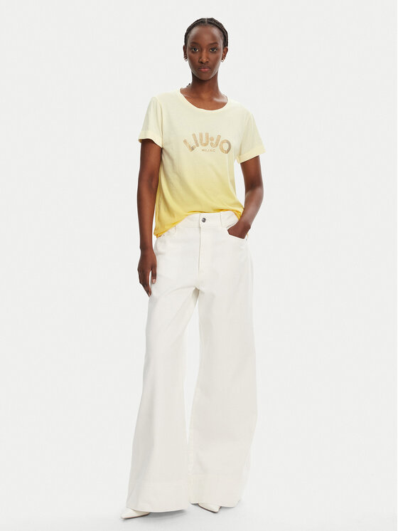 Liu Jo Liu Jo T-shirt TA5267 JS923 M9114 Giallo Regular Fit